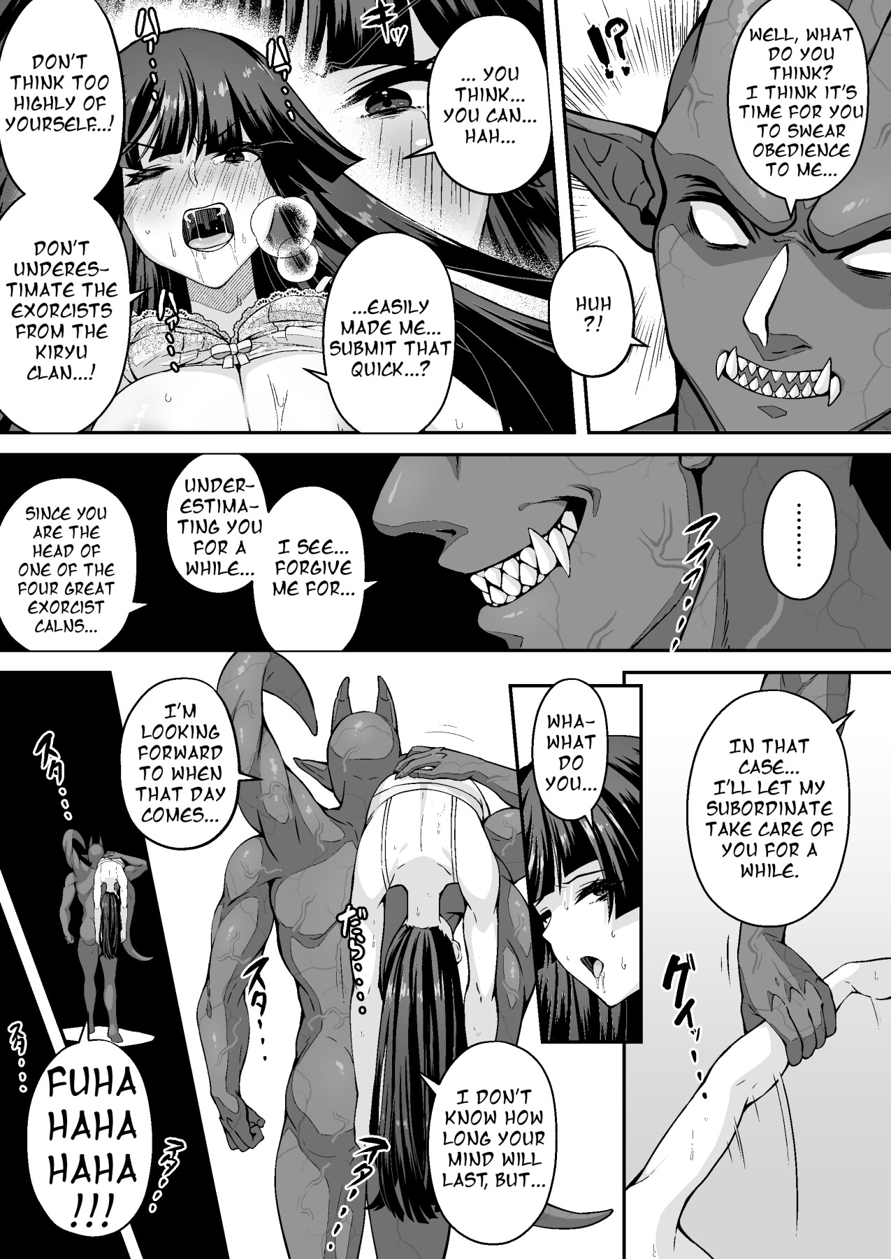 Hentai Manga Comic-The Master Demon Exorcist Doesn't Succumb to Tentacle Demon-Read-48